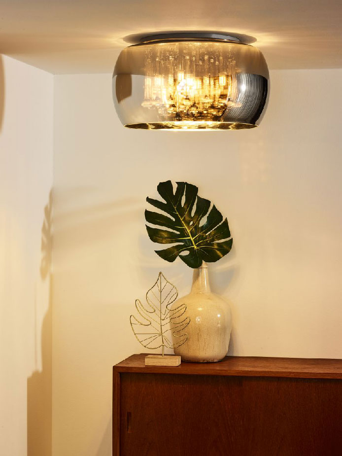 Lucide PEARL - Ceiling light - Chrome - G9 - 5 x 42W (excl.)